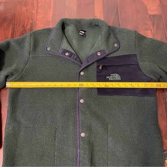 NWT The North Face Sherpa Jacket Men’s XL Green And Navy Blue Corduroy Pocket - Picture 5 of 7